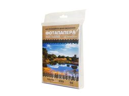 Фотобумага матовая, 220 г/м2, 10х15, 50 л. WHITE PAPER