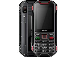 Мобильный телефон IP 68 WIRUG F1 WIFIT WIF-WF003BLRD черный-красный