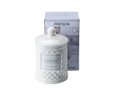 Банка для сыпучих продуктов керамическая "coffee" 650 мл/10*16 см Fresca HC1910104-6.5C