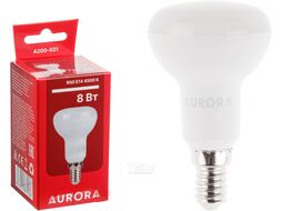 Лампа светодиодная R50 8Вт 230В E14 4500K AURORA A200-031