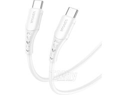 Кабель для зарядки мобильных телефонов VIPFAN P05 Type-C-Type-C Cable 60W 2m белый