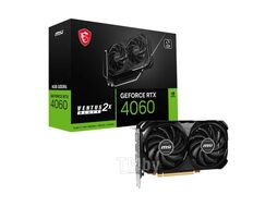 Видеокарта GeForce RTX 4060, 8Gb GDDR6 128bit, MSI RTX 4060 VENTUS 2X BLACK 8G, RTL