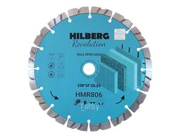 Алмазный диск 230 Revolution 230*12*22,23 mm Hilberg HMR806