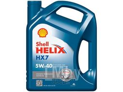 Масло моторное (129801) HELIX HX7 5W-40 4л Shell 550070319