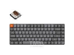 Беспроводная клавиатура KEYCHRON K3M-B3-RU (Grey, Brown Switch)