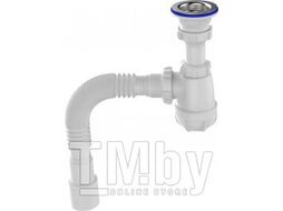 Сифон для умывальника 1 1/2"х40 с мет.реш. с г.т. 40х40/50 Aquant