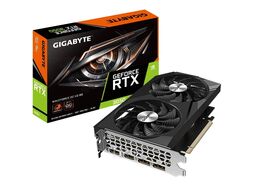 Видеокарта GeForce RTX 3050, 8Gb GDDR6 128bit, Gigabyte GV-N3050WF2OCV2-8GD, RTL