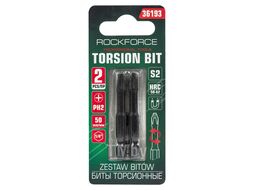 Биты торсионные, набор 2пр. RockFORCE RF-36193