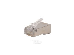 Коннектор FTP кат.5e RJ45 прозрачный (100шт) HYPERLINE PLEZ-8P8C-U-C5-SH-100