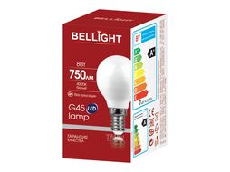 Лампа светодиодная G45 8Вт Е14 4000К LED Bellight