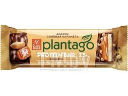 Протеиновый батончик Plantago Crunch 25% (арахис-Солёная карамель)