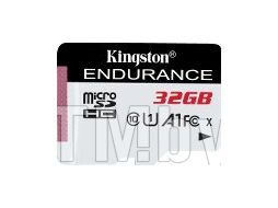 Флеш карта microSDHC 32Gb Class10 High Endurance w/o adapter Kingston SDCE/32GB