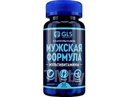 Витаминно-минеральный комплекс GLS Pharmaceuticals Мужская формула №60 (в капсулах по 440мг)