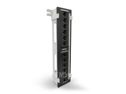 Патч-панель 12xRJ45 кат.5e UTP HYPERLINE PPW-12-8P8C-C5E