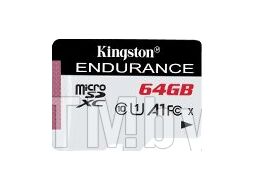 Флеш карта microSDHC 64Gb Class10 Kingston SDCE/64GB