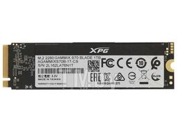 SSD-накопитель 1Tb AData XPG Blade S70 AGAMMIXS70B-1T-CS, (7400/5500), NVMe M.2