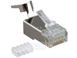 Коннектор FTP кат.6 RJ45 (10шт) HYPERLINE PLUG-8P8C-UV-C6-TW-SH-10