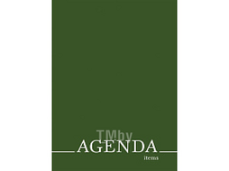 Книга записная "Agenda. Green", А4, 120 листов, зеленый КанцЭксмо КЗЛЛ41203749