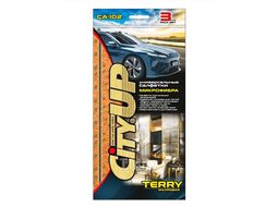 Салфетки TERRY из микрофибры, 30х30 см, 3шт в упак., 250гр/м3 City UP СА-102