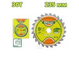 Диск пильный 235x25,4 мм 30 зубьев по дереву DYLLU DTTC1K06