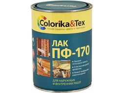 Лак алкидный 0,8л ПФ-170 глянцевый атмосферостойкий Colorika Tex