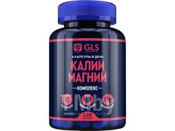 Мультиминеральный комплекс GLS Pharmaceuticals Калий Магний №120 (в капсулах по 430мг)