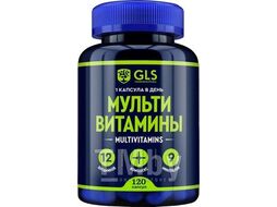 Мультивитаминный комплекс GLS Pharmaceuticals Мультивитамины 12+9 №120 (в капсулах по 420мг)