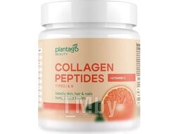 Витаминно-минеральный комплекс Plantago Collagen Peptides + Vitamin C (200гр, красный апельсин)