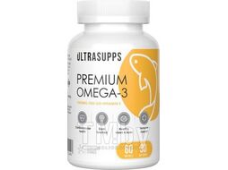 Жирные кислоты Ultrasupps Премиум Омега-3 (60 капсул)