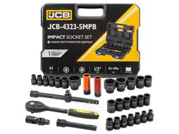 Набор инструментов ударных 32пр. 1/2" (6гр.) JCB JCB-4323-5MPB