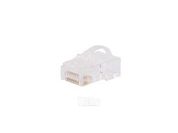 Коннектор кат.5E RJ45 прозрачный (100шт) HYPERLINE PLEZ-8P8C-UA-C5-100