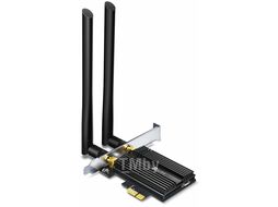 Сетевая карта Wi-Fi, Tp-Link Archer TX50E, 2.4/5GHz, 2400MBps, PCI-Ex1