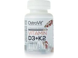 Мультиминеральный комплекс OstroVit Vitamin D3 + K2 2000 (90шт)