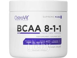 Аминокислоты BCAA OstroVit 8-1-1 (200гр, без вкуса)