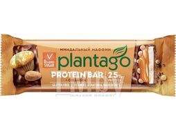 Набор протеиновых батончиков Plantago Crunch 25% Миндальный маффин (12x40гр)