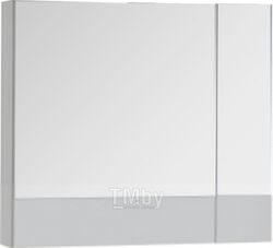 Шкаф с зеркалом для ванной Aquanet Верона 75 / 175381 (белый камерино)