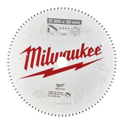 Пильный диск для торцовочной пилы по алюминию MILWAUKEE 305x30x3,0x96 4932471323