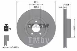Тормозной диск AUDI A6 (4F2, C6) Front TEXTAR 92132205