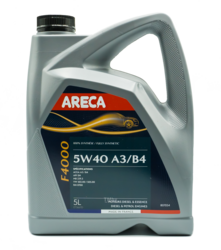 Синтетическое моторное масло Areca F4000 5W-40 5 л