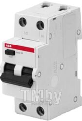 Автоматический выключатель дифференциальный, 1P+N, 10А, C, 30мA,AC ABB BMR415C10