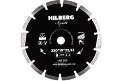 Диск алмазный по асфальту Hilberg Laser 230*10*22,23 mm