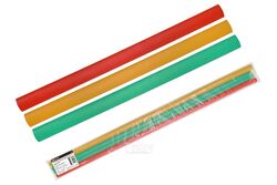Трубки термоусаживаемые, клеевые, набор 3 цвета по 3 шт. ТТкНГ(3:1)-39/13 TDM SQ0548-1513