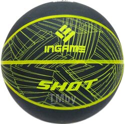 Баскетбольный мяч Ingame Shot №7 (черный/желтый)