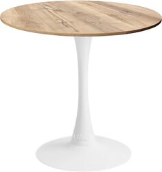 Обеденный стол Mio Tesoro ST-022 (белый/дерево)