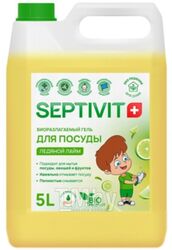 Средство для мытья посуды Septivit Ледяной Лайм (5л)