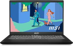 Ноутбук MSI MS-15H1 Modern 15 B12MO-655XBY 15.6" FHD IPS 60Hz / i3-1215U / 16GB / SSD512GB / Intel UHD / White Backlit / DOS / Classic Black
