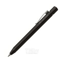 Ручка шарик/автомат "Grip 2011" 0,7 мм, пласт., глянц., черный, стерж. синий Faber Castell 144187