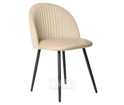 Кухонный стул (кресло) Mara Феликс классик ( Kingstyle 123 F U ), велюр Seven 729 (бежевый), опора Юта (черный)