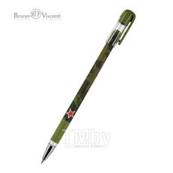 Ручка шариковая "MagicWrite. Милитари", 0,5мм, синяя Bruno Visconti 20-0240/23