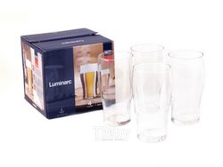Набор бокалов для пива стеклянных "tasting time. тюлип" 4 шт. 350 мл/13,7 см Luminarc Q2376